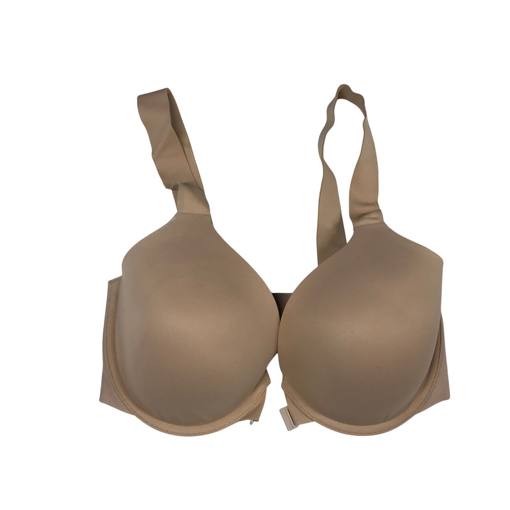 Spanx Bra-llelujah Full Coverage Front Closure Bra 32DD Nude Beige 30011R